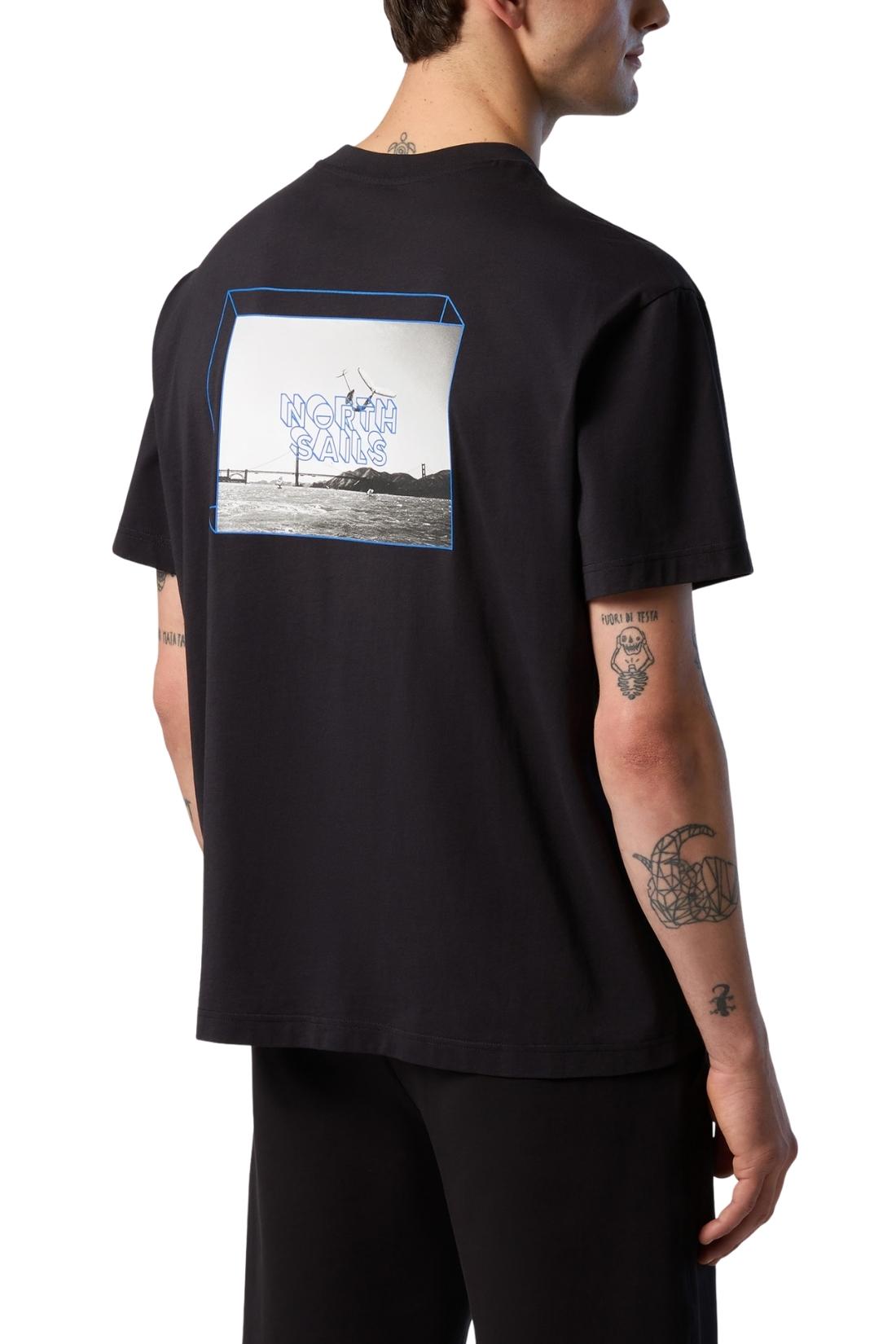 NORTH SAILS - Men's T-shirt with back logo print-0