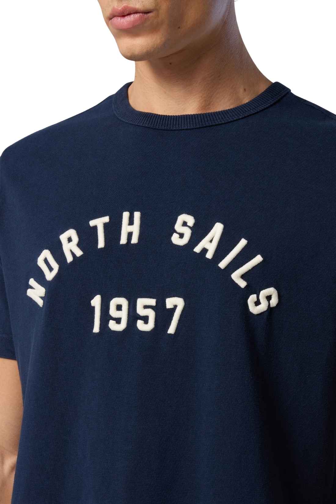 NORTH SAILS - Men's T-shirt with graphic logo print-2