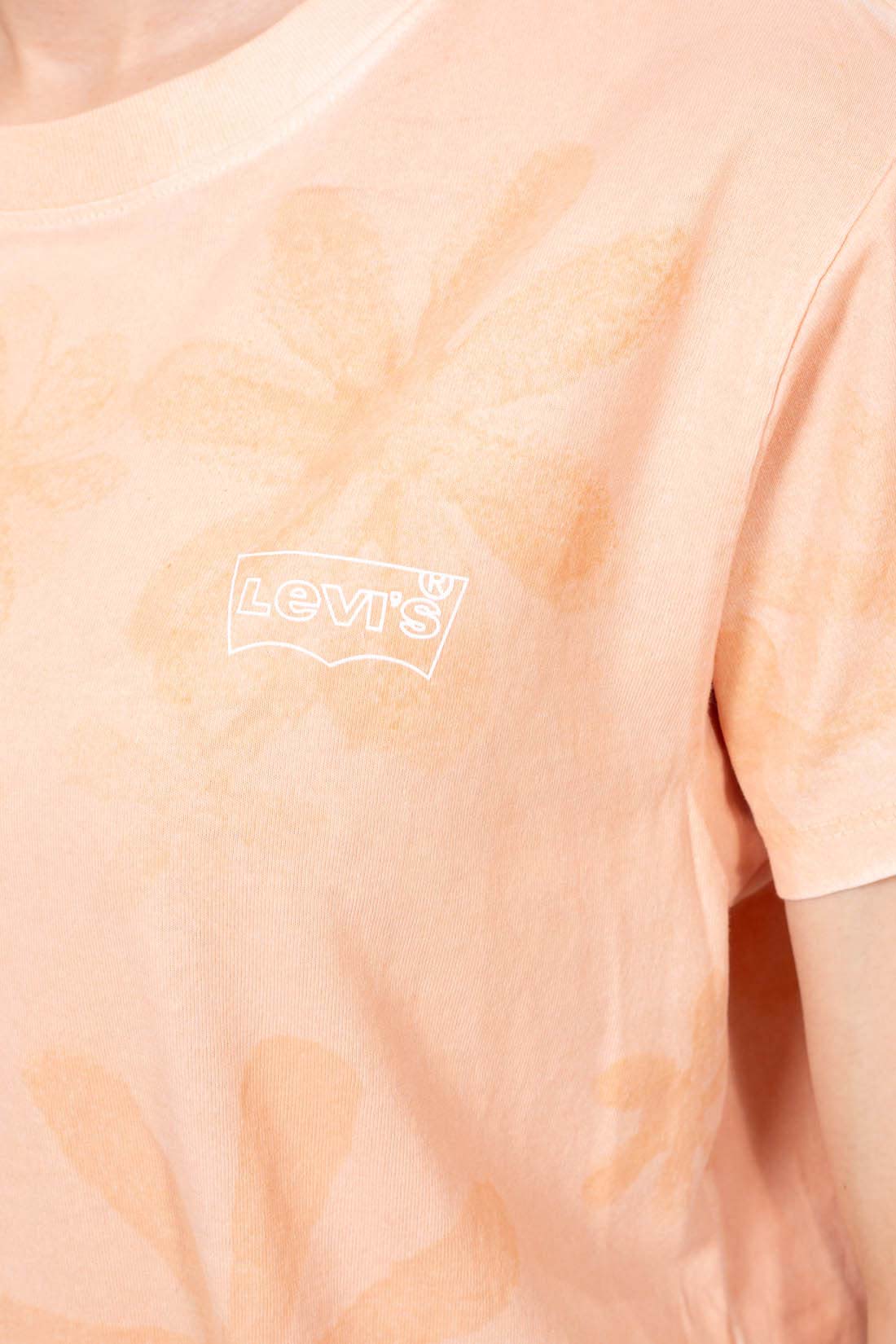 LEVI'S - Women's crop T-shirt with floral print-0