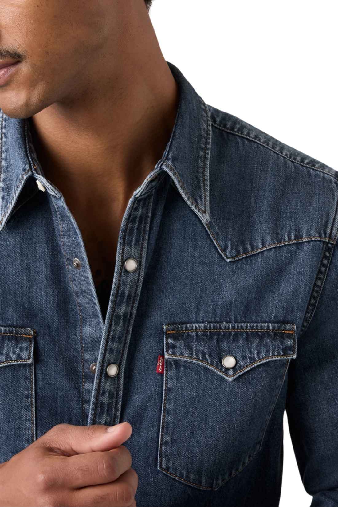 LEVI'S - Men's Western Barstow denim shirt
