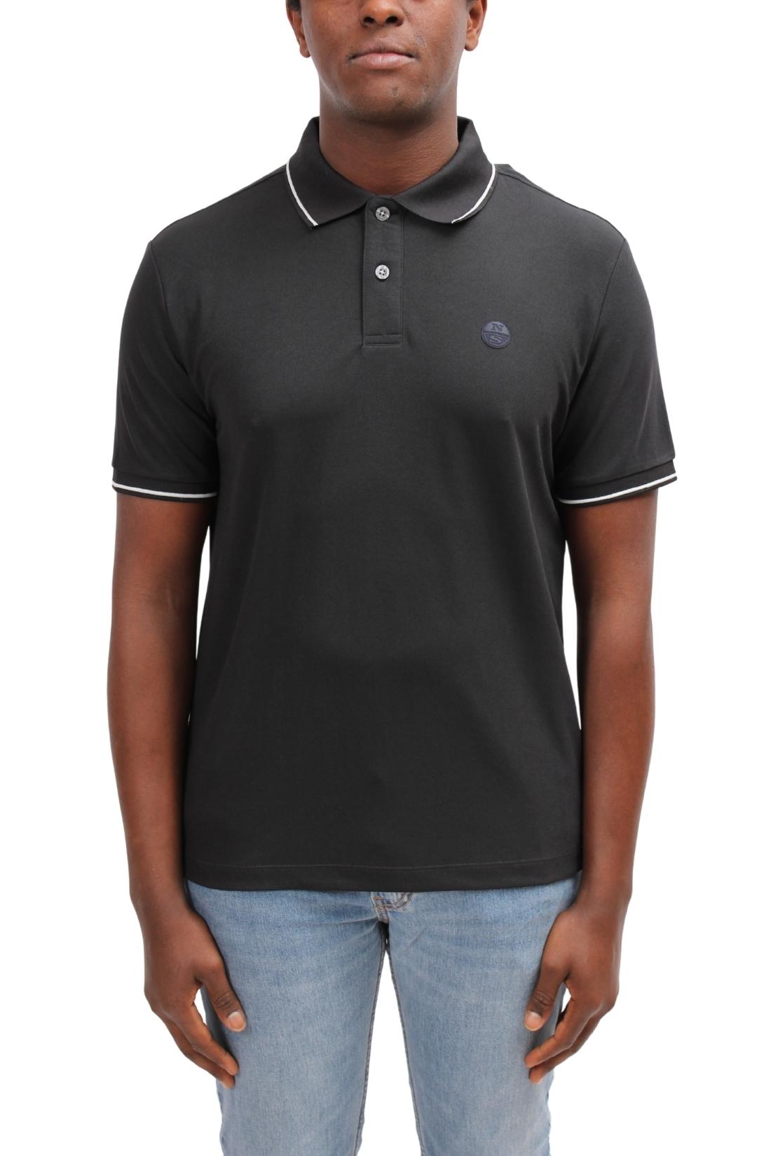 North Sails polo t-shirt til mænd – med logopatch