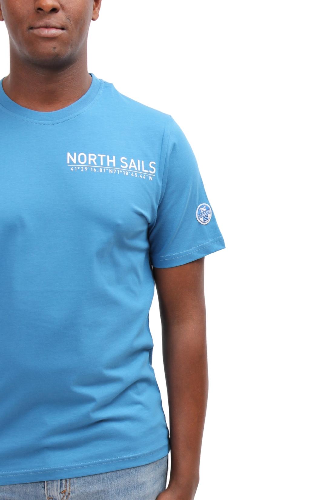NORTH SAILS - Men's T-shirt with linear logo-3