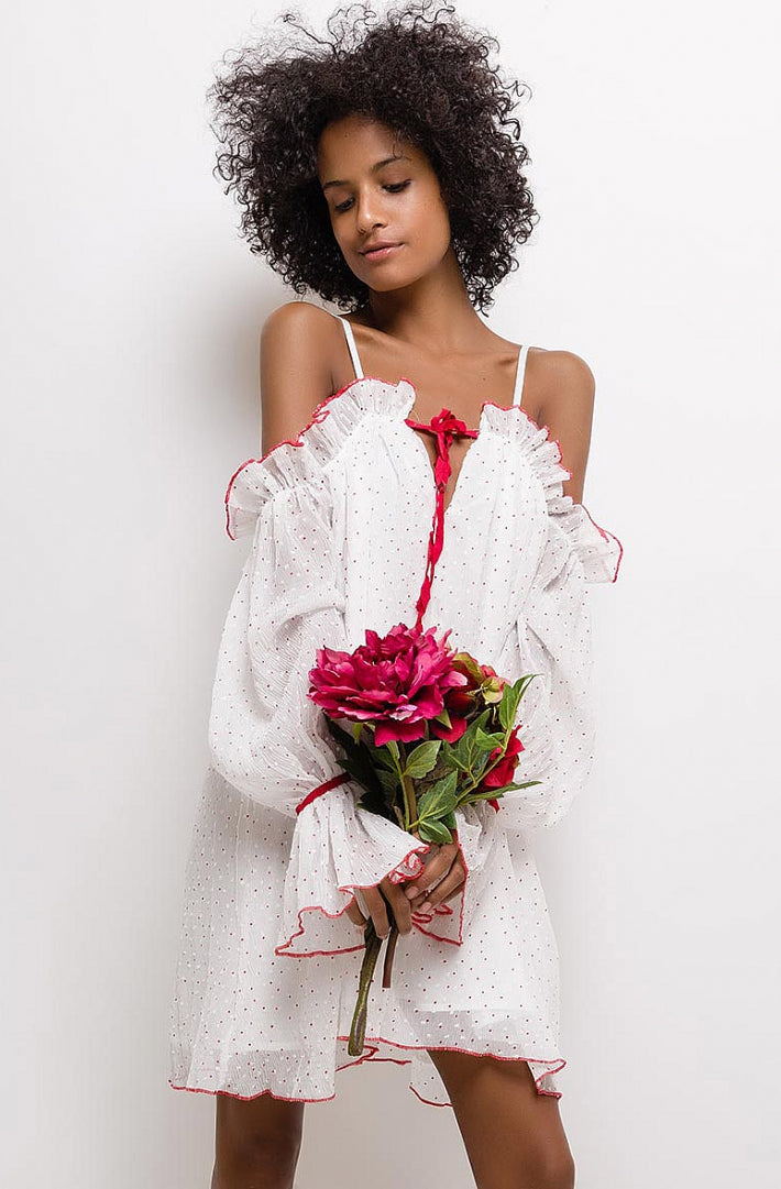 DANITY DRESS WHITE 61001-1-0