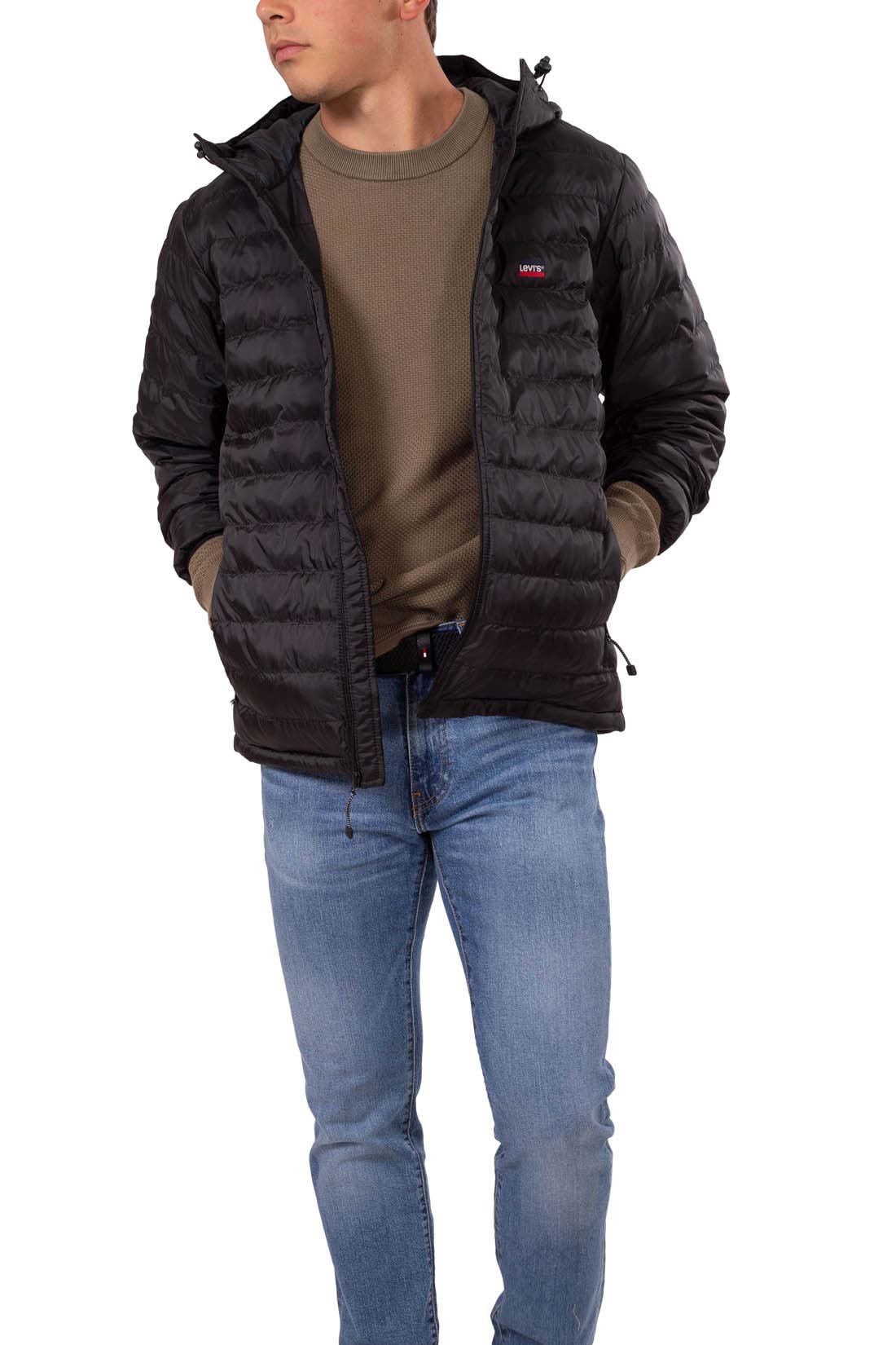 LEVI'S - Men's paneled jacket with logo  - Size-4