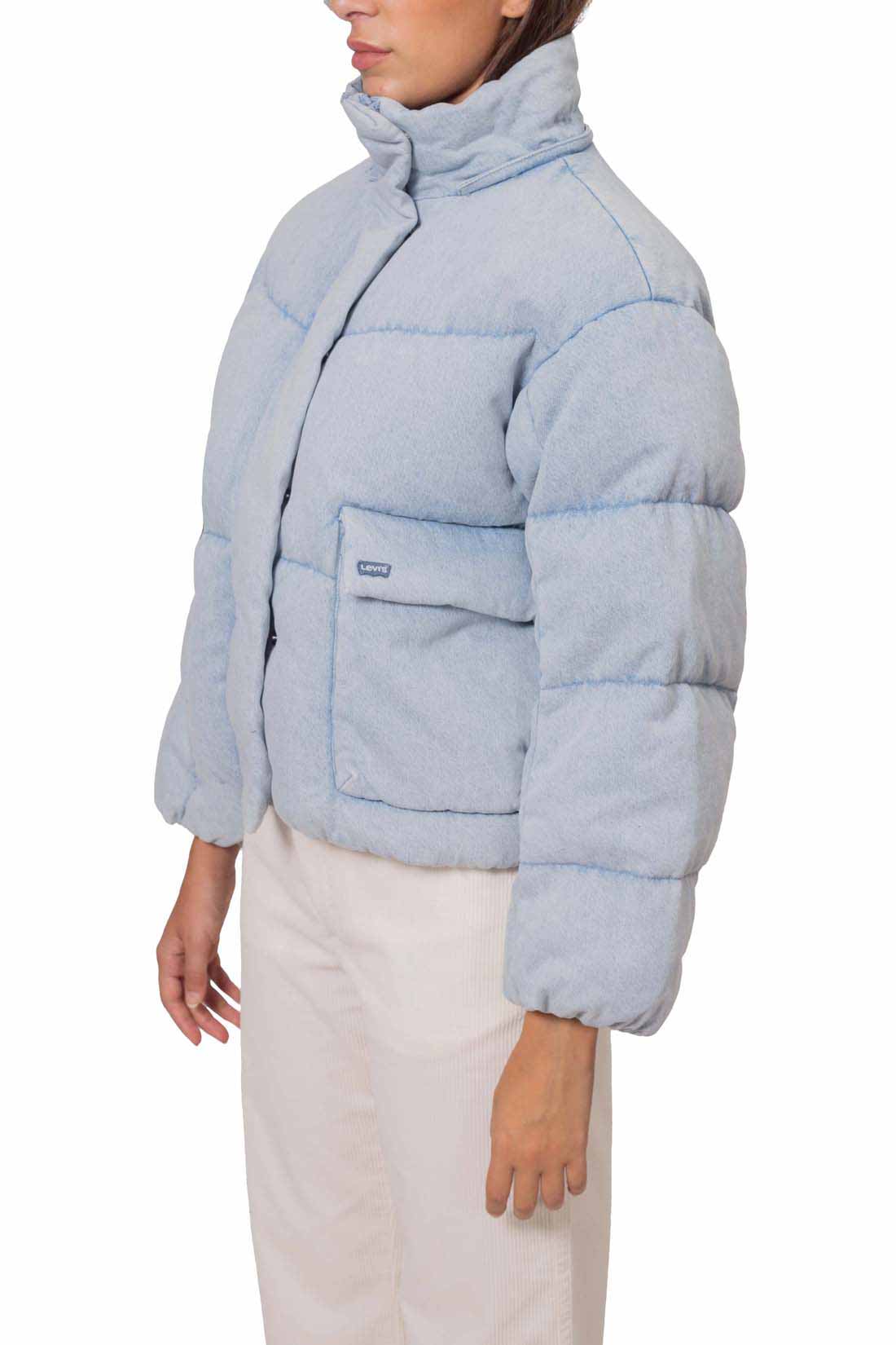 LEVI'S - Women's padded crop jacket with logo  - Size S-5