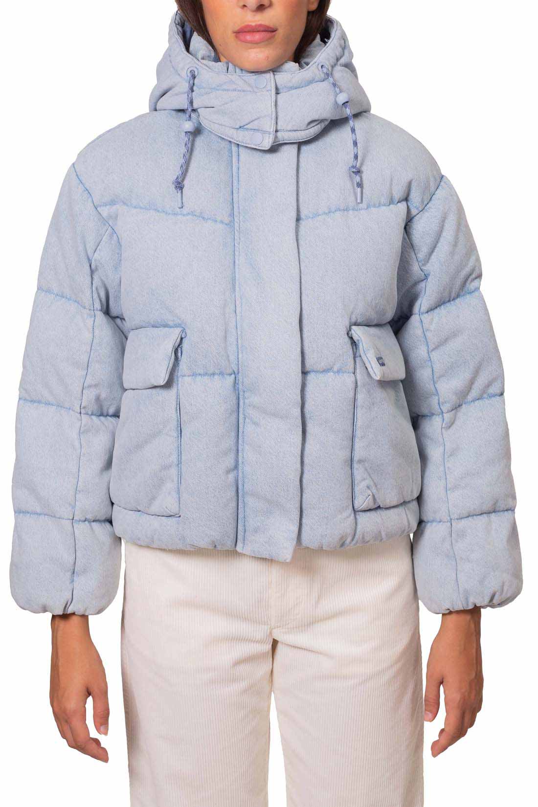 LEVI'S - Women's padded crop jacket with logo  - Size S-20