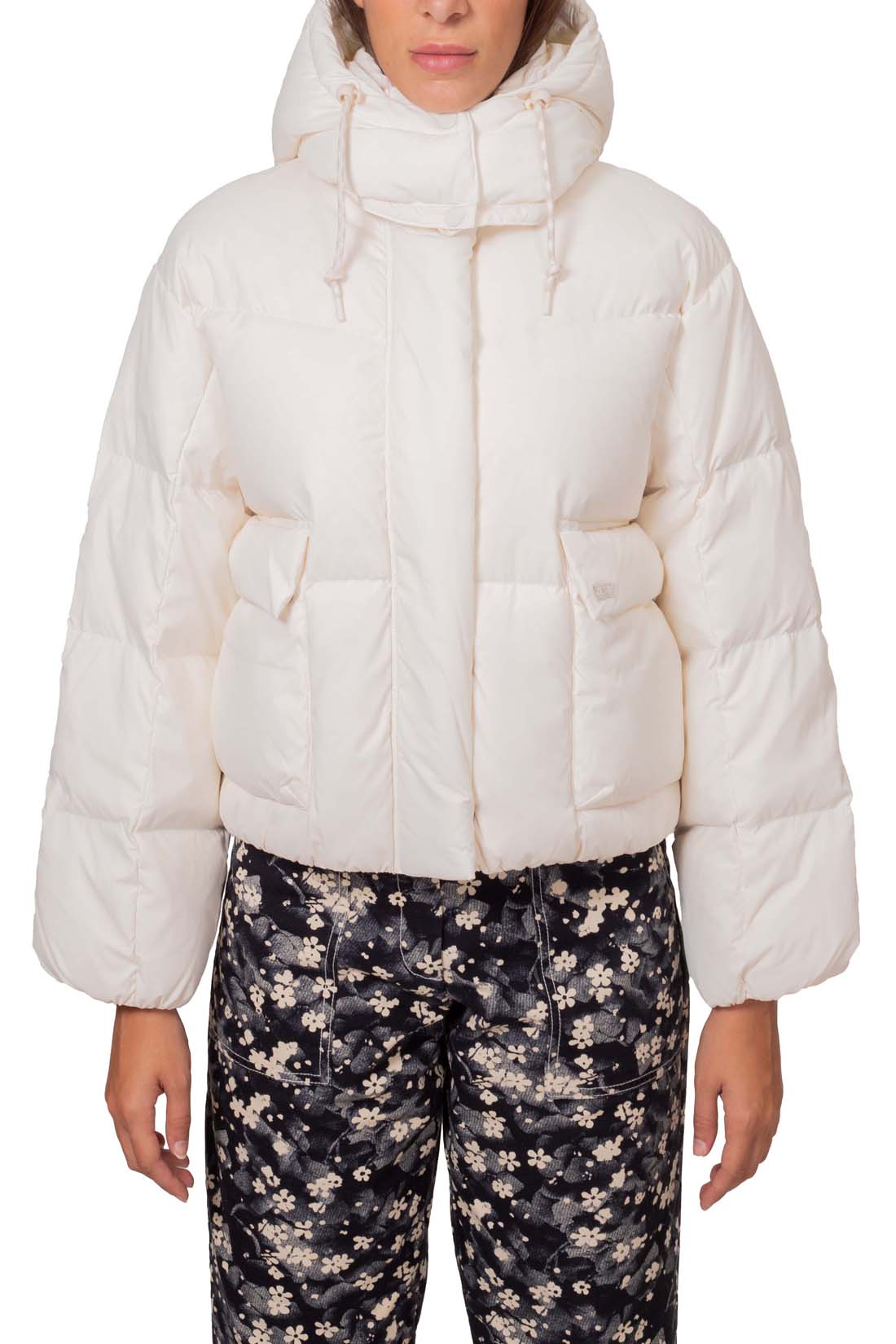 LEVI'S - Women's padded crop jacket with logo  - Size S-26