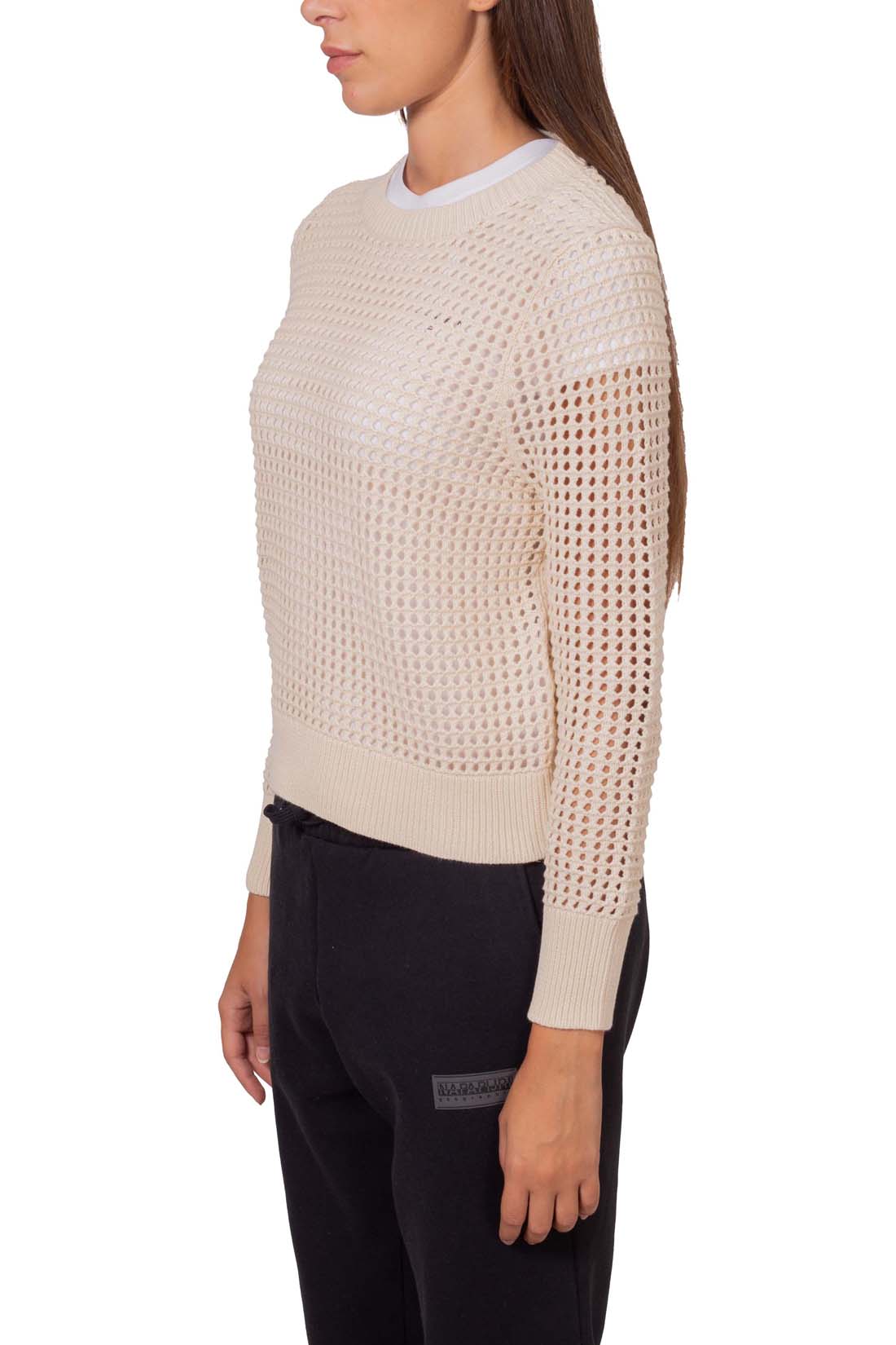 LEVI'S - Women's perforated sweater with logo  - Size S-18