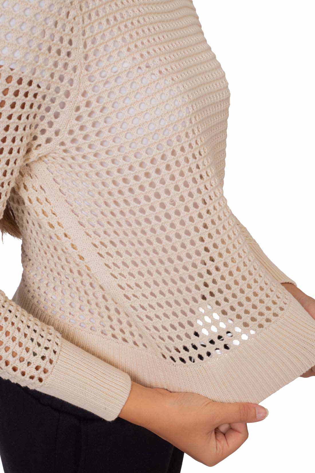 LEVI'S - Women's perforated sweater with logo  - Size S-5
