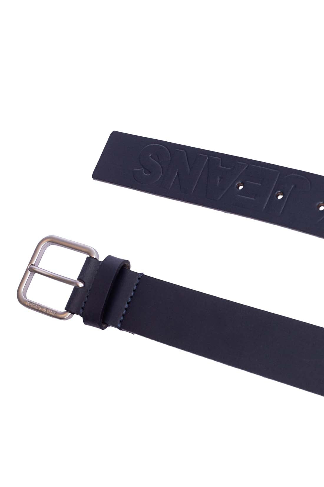 TOMMY JEANS - Men's leather belt with logo print-7