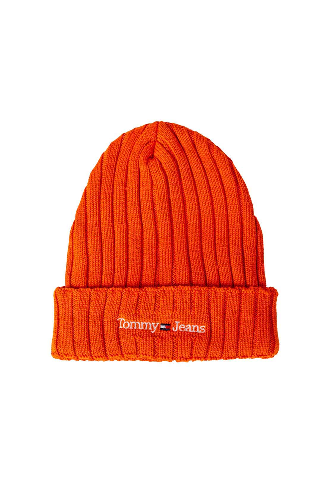 TOMMY JEANS - Men's ribbed beanie with linear logo  - Size One size-5