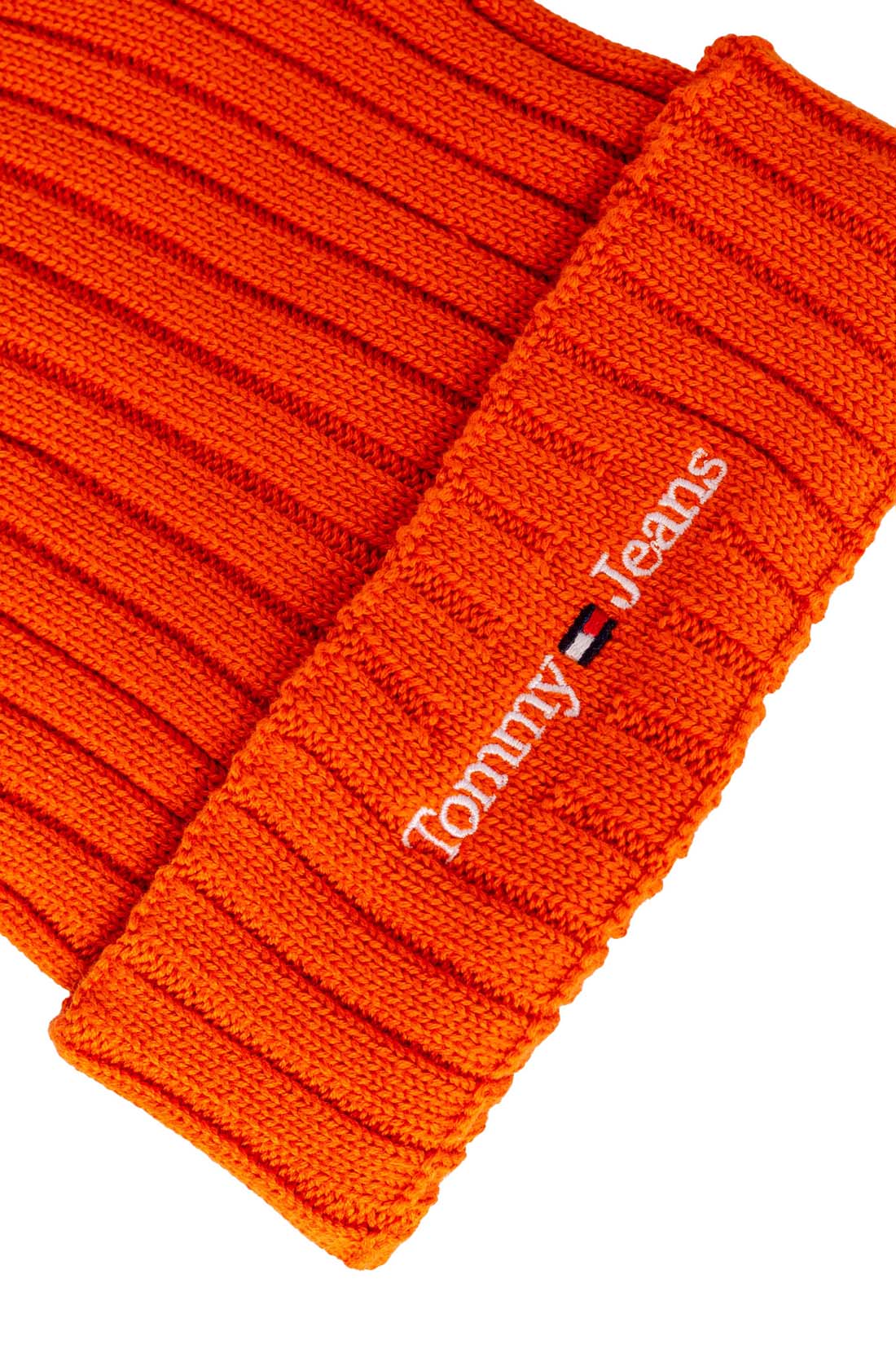 TOMMY JEANS - Men's ribbed beanie with linear logo  - Size One size-1