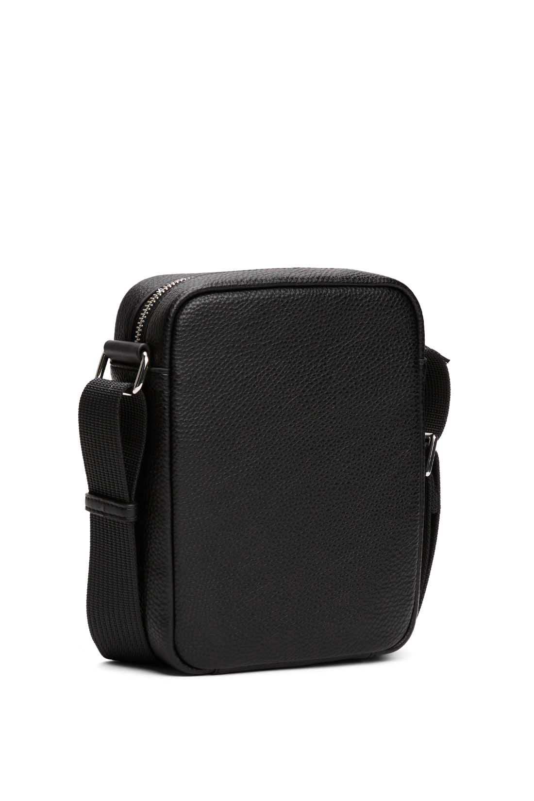 TOMMY HILFIGER - Men's faux-leather logo reporter bag-2