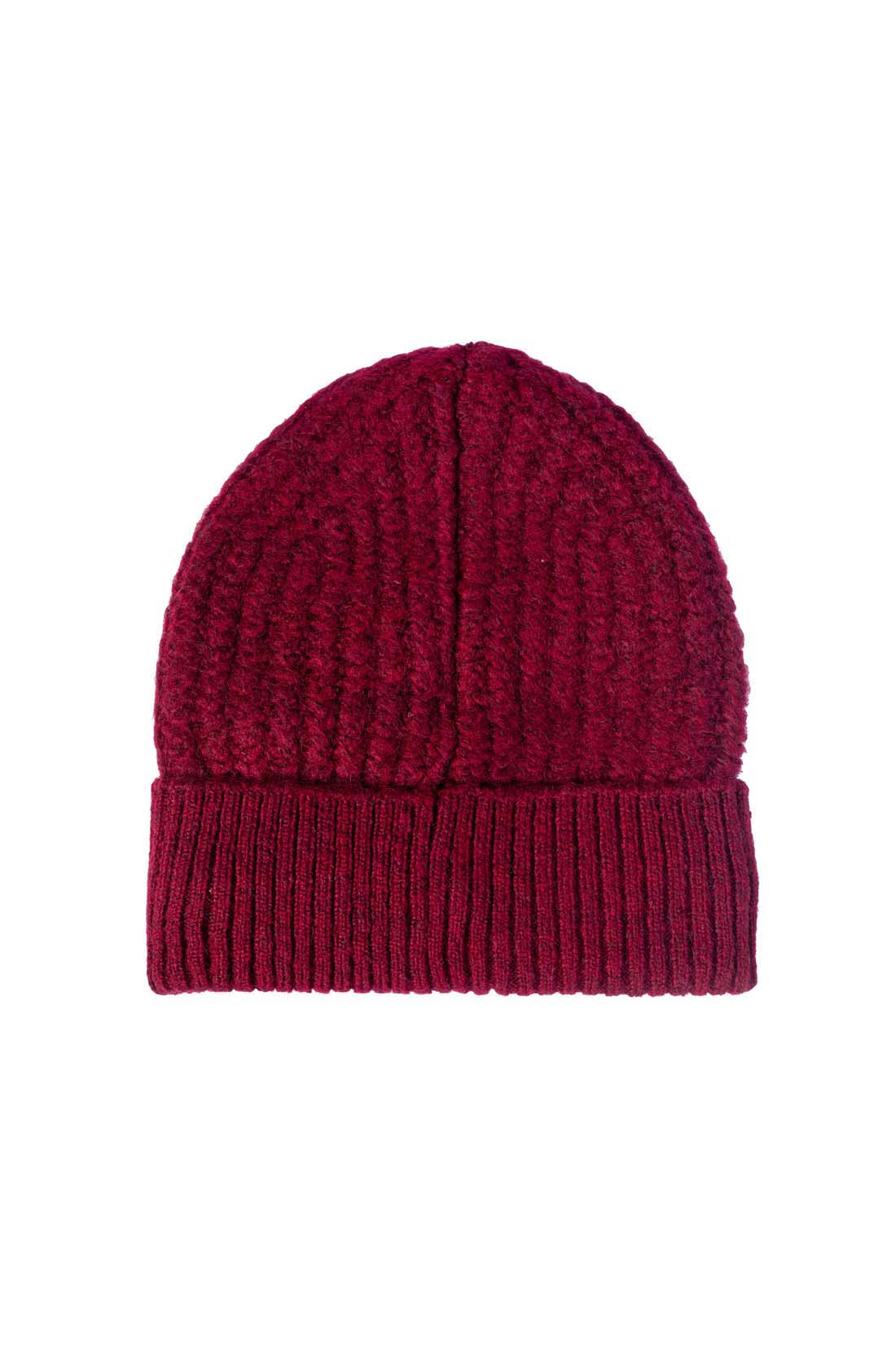 TOMMY JEANS - Women's wool blend beanie with logo plaquette  - Size One size-6