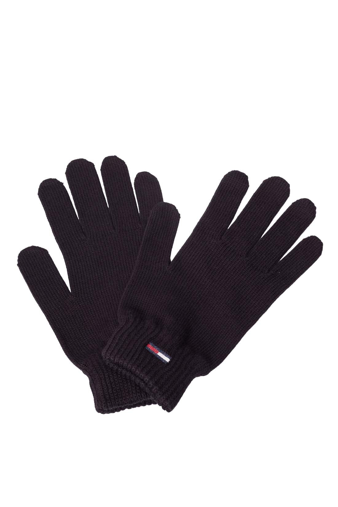 TOMMY HILFIGER - Women's gloves with lurex logo-1