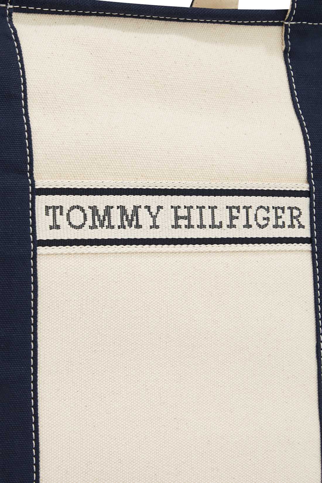TOMMY HILFIGER - Women's canvas beach bag  - Size OS-6