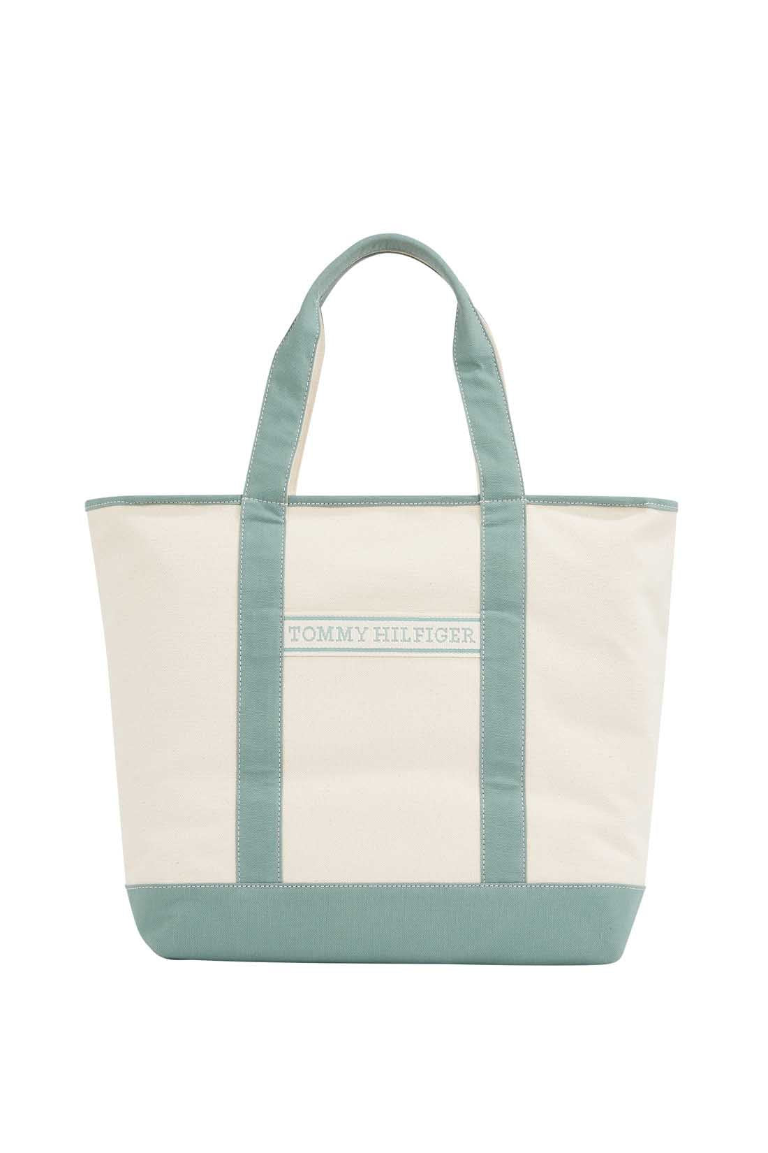 TOMMY HILFIGER - Women's canvas beach bag  - Size OS-4