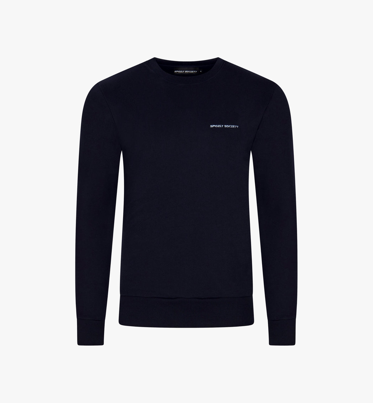 SPOILT SOCIETY sweatshirt til mænd – mørkeblå bomuld