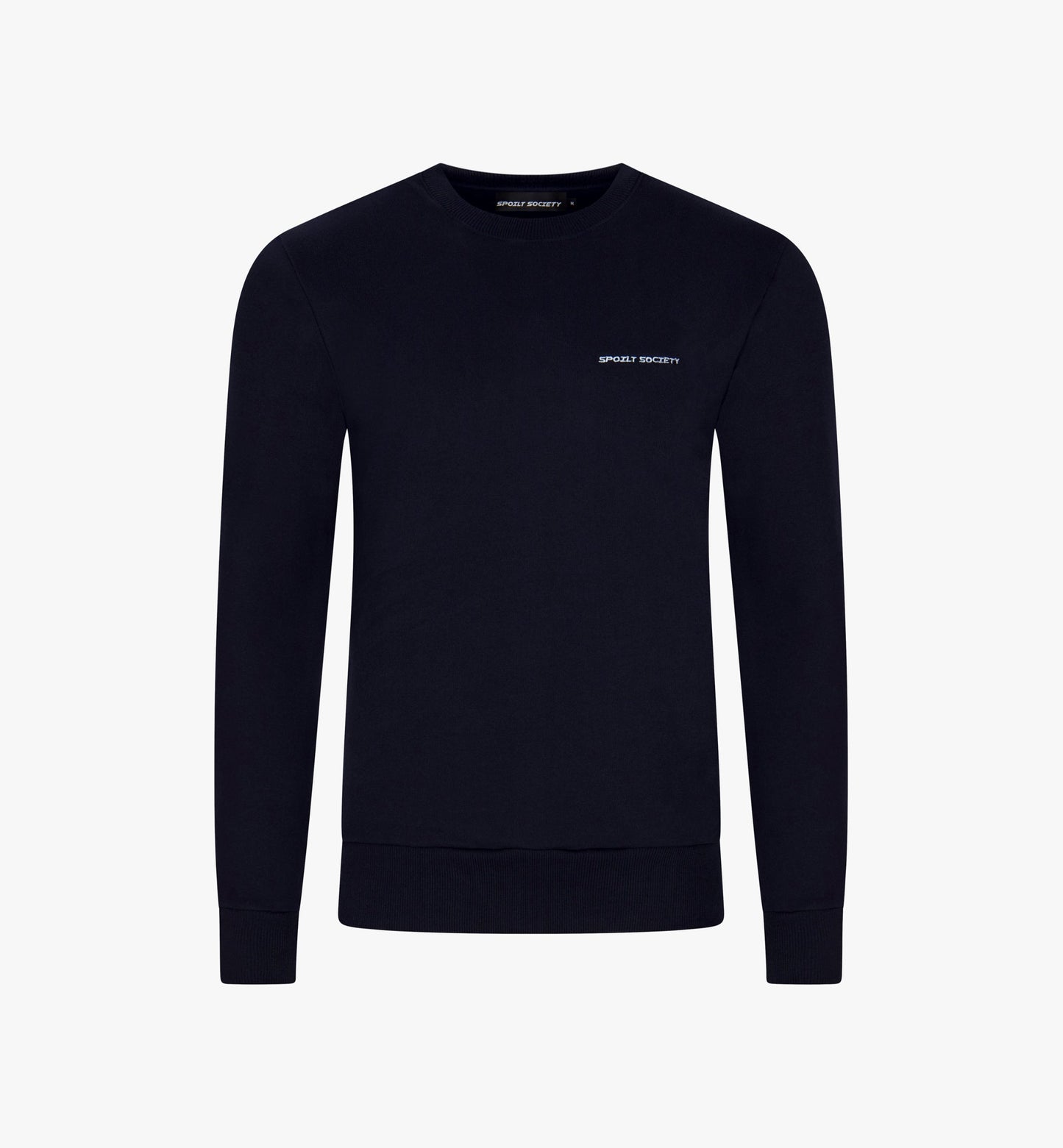 SPOILT SOCIETY sweatshirt til mænd – mørkeblå bomuld