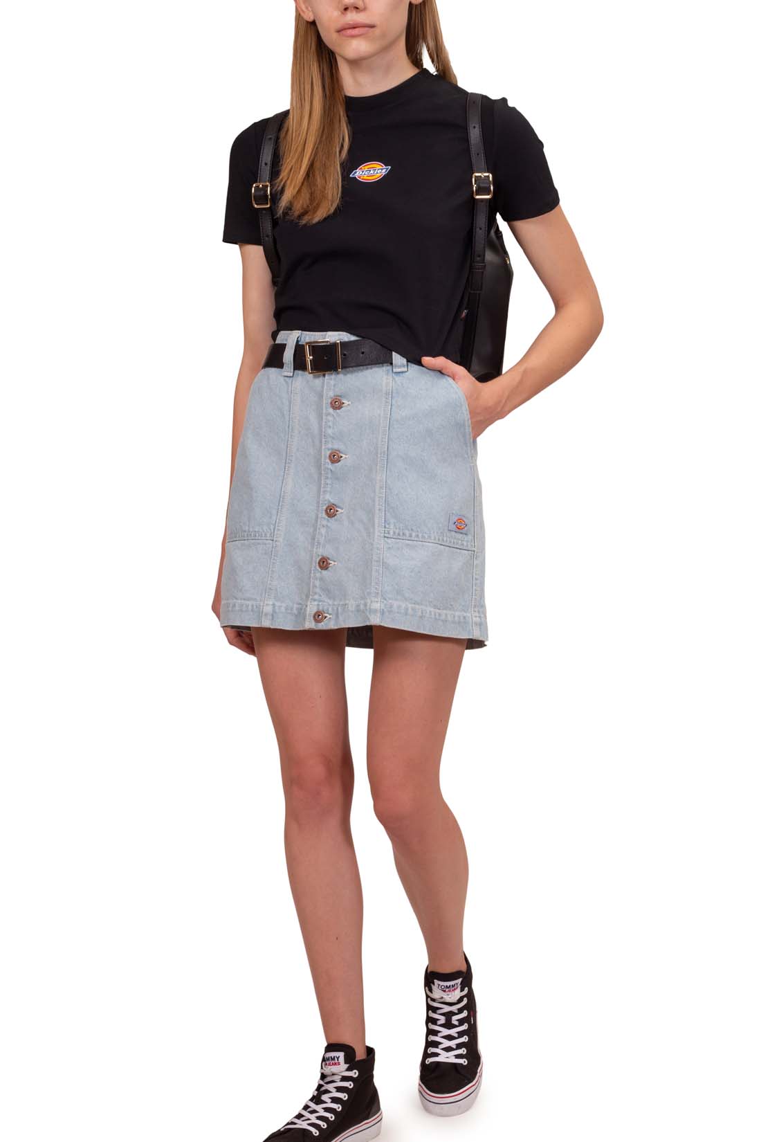 DICKIES - Women's crop Maple Valley T-shirt  - Size L-11