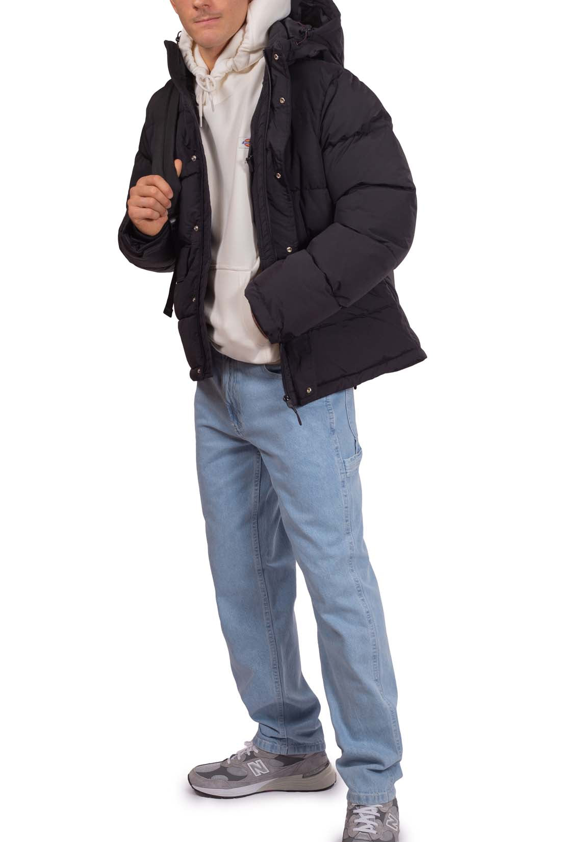 DICKIES - Men's padded jacket with hood and logo-24