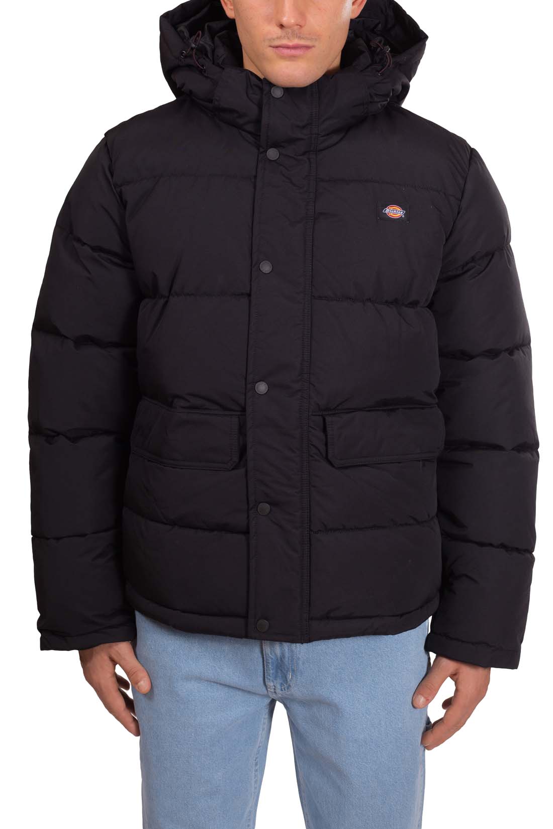 DICKIES - Men's padded jacket with hood and logo-23