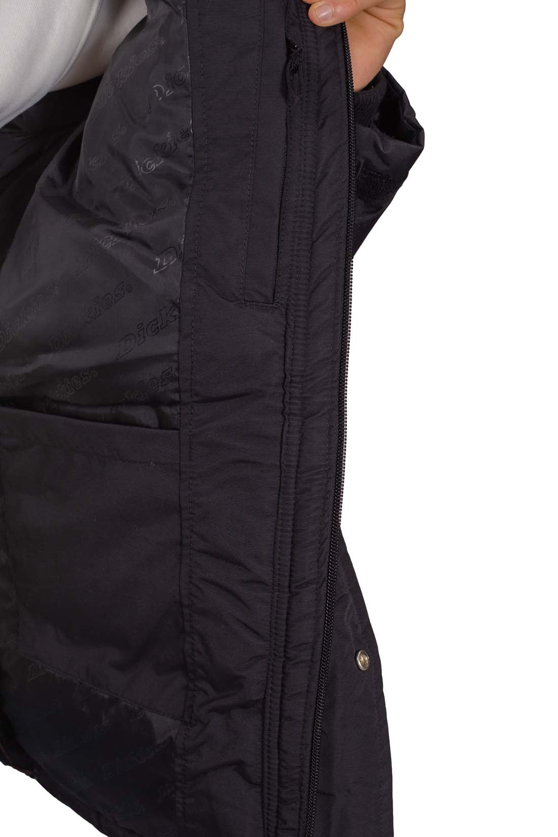 DICKIES - Men's padded jacket with hood and logo-10