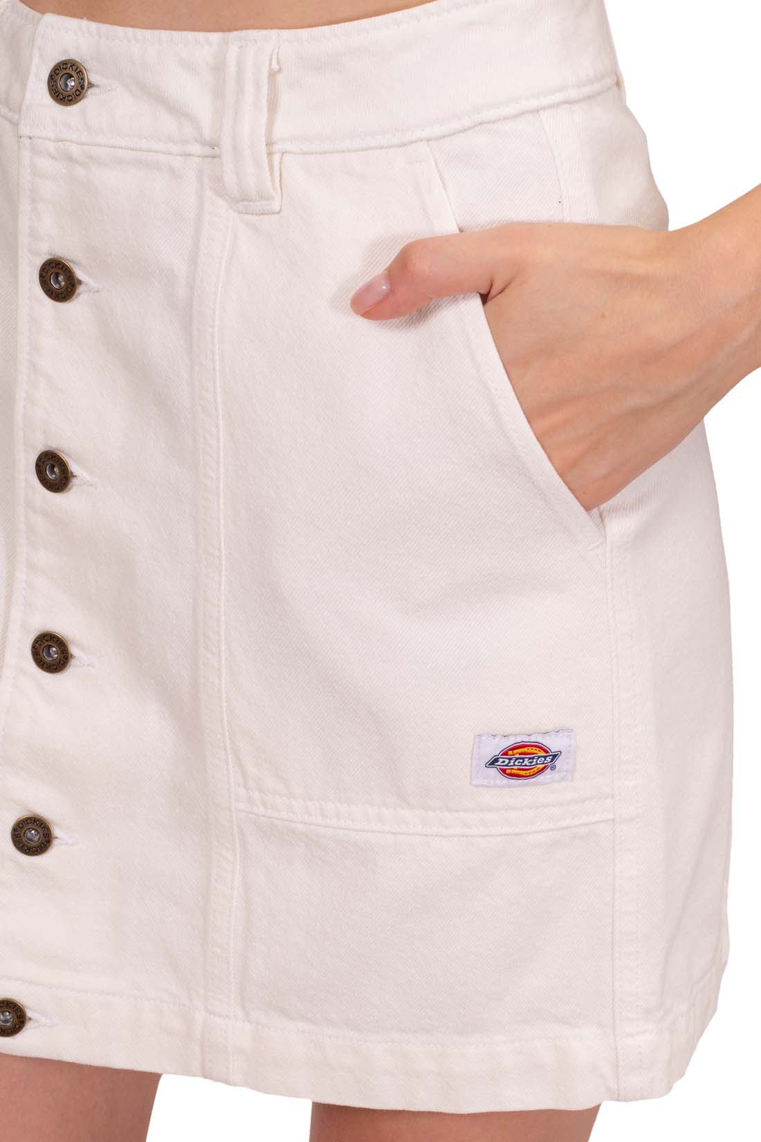 DICKIES - Women's denim Madison miniskirt-8
