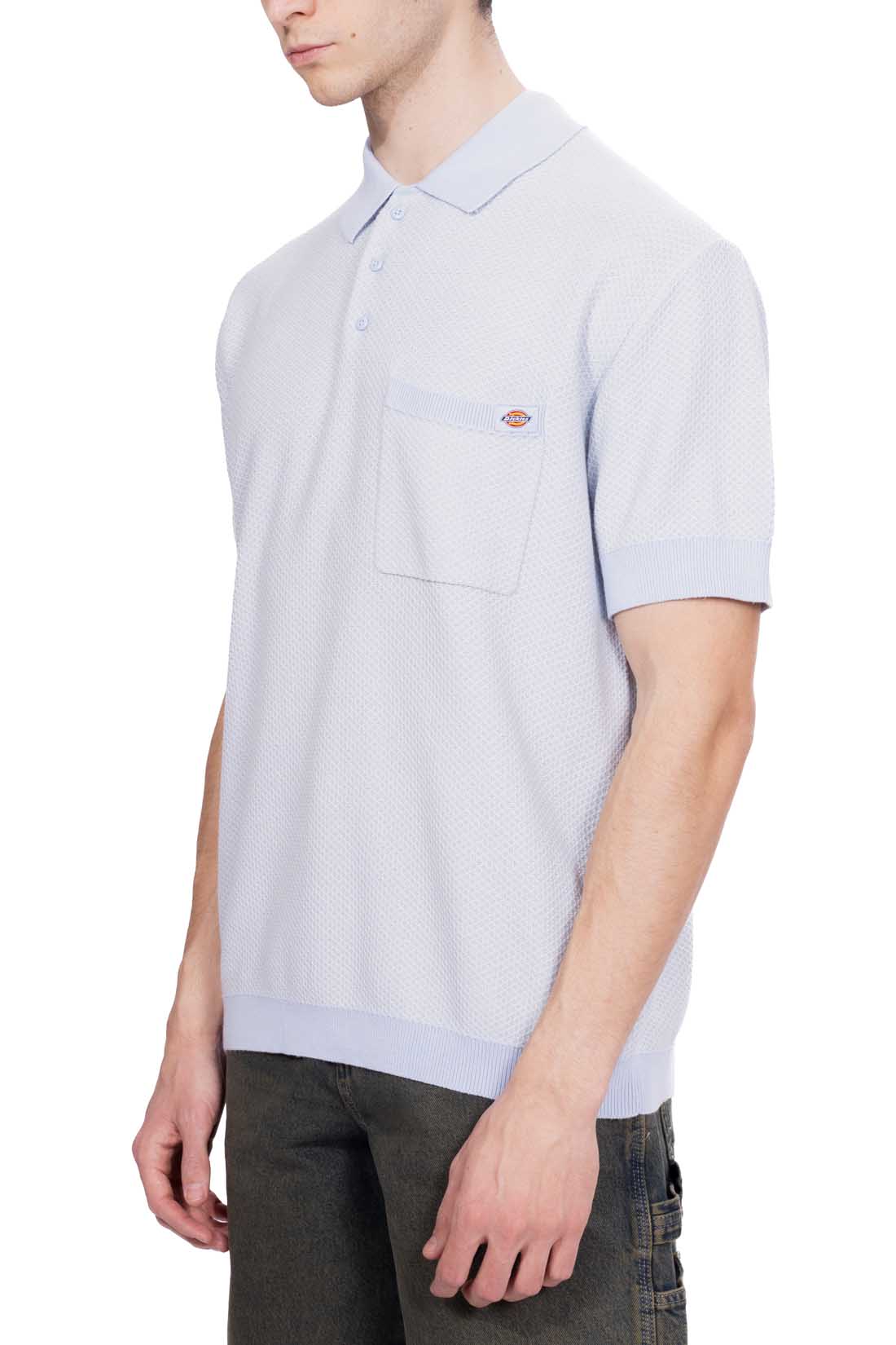 DICKIES - Men's knitted Rocky polo shirt  - Size L-13