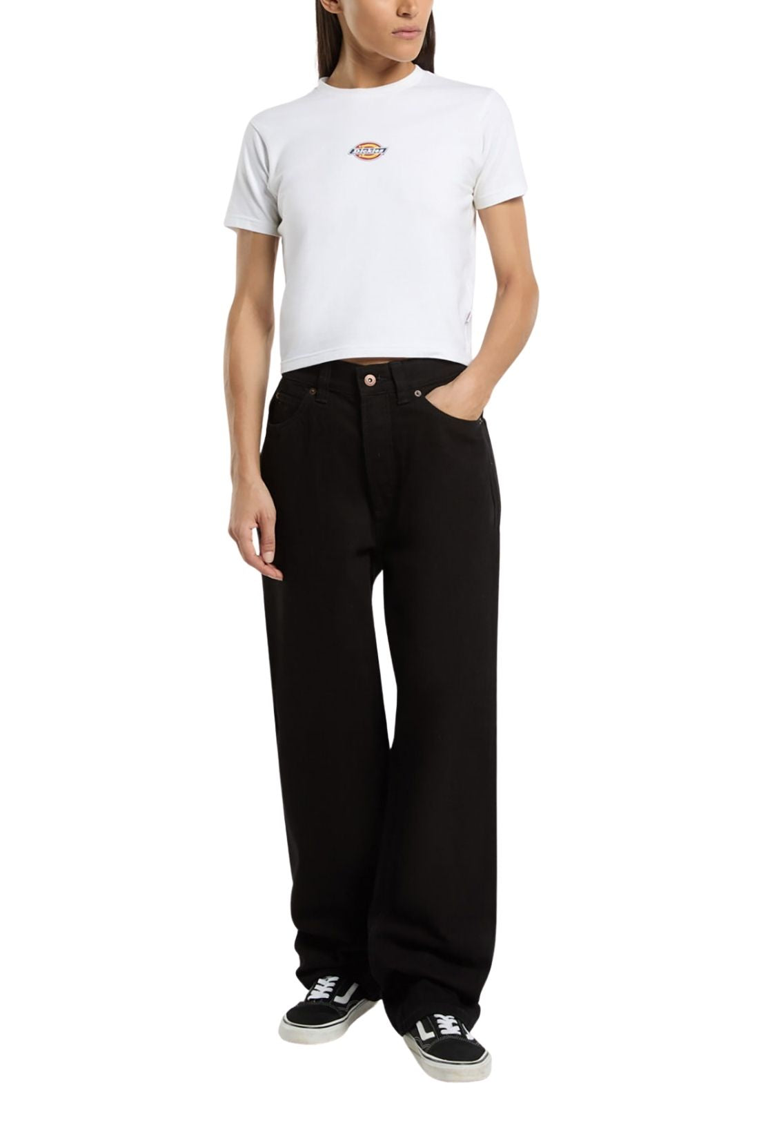 DICKIES - Women's Maple Valley T-shirt  - Size L-1