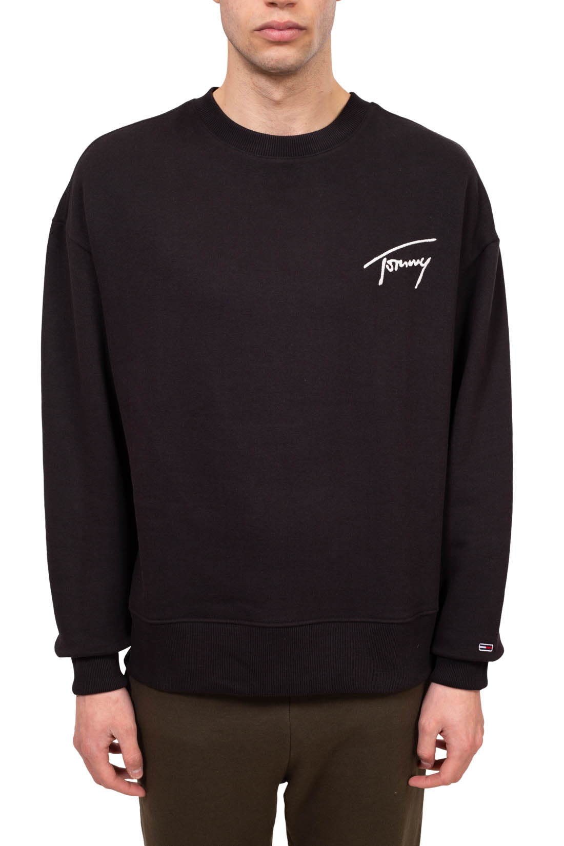TOMMY JEANS - Men's crewneck logo sweatshirt - Size M-5