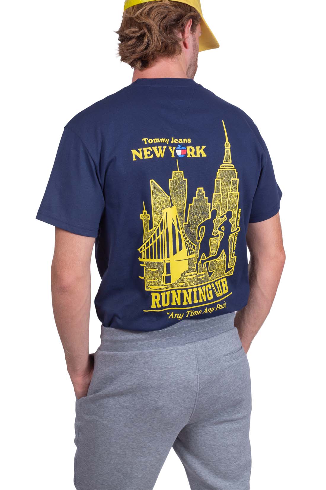 TOMMY JEANS - Men's running club T-shirt  - Size-3