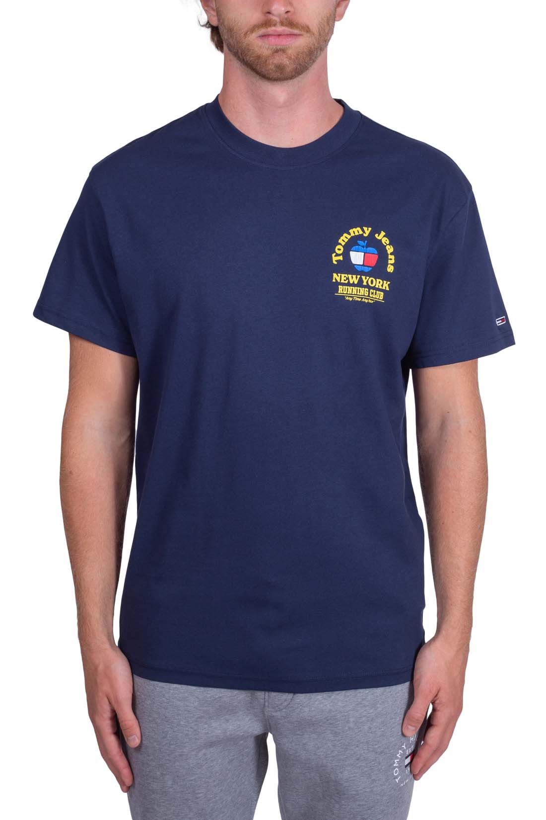 TOMMY JEANS - Men's running club T-shirt  - Size-17