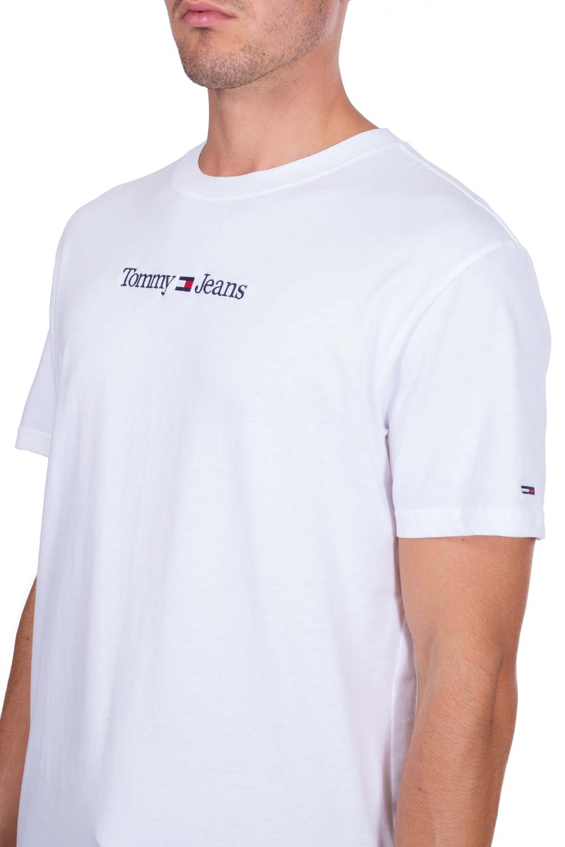 TOMMY JEANS - Men's regular linear logo T-shirt  - Size XXL-16