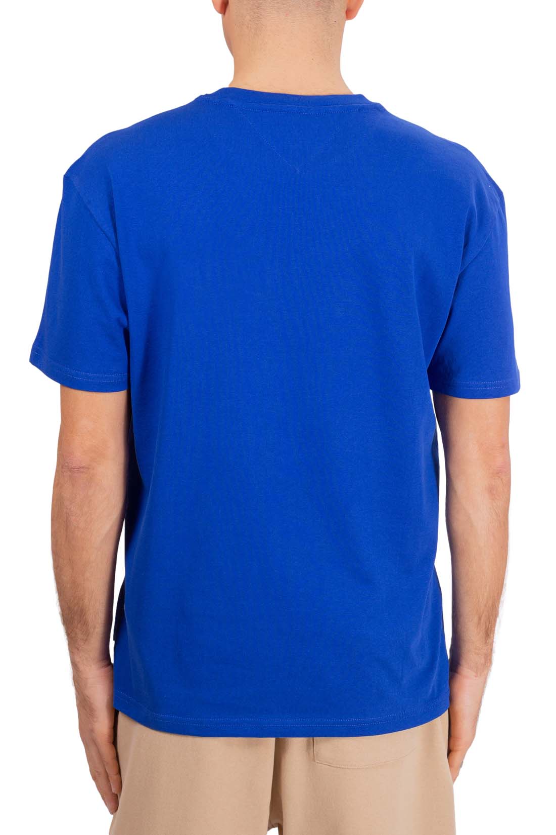 TOMMY JEANS - Men's relaxed T-shirt with logo patch  - Size XL-18