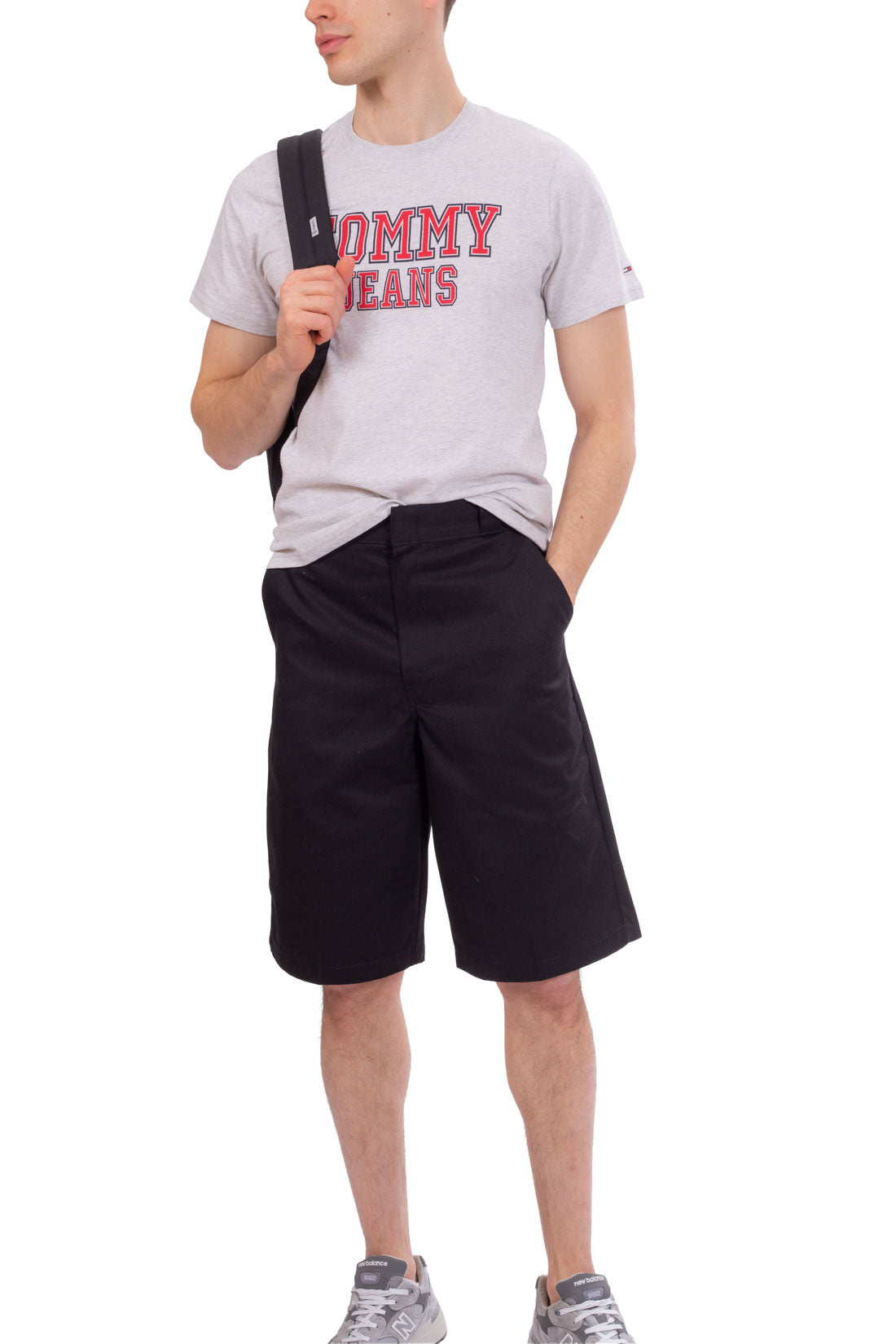 TOMMY JEANS - Men's regular T-shirt with bold logo  - Size XL-27