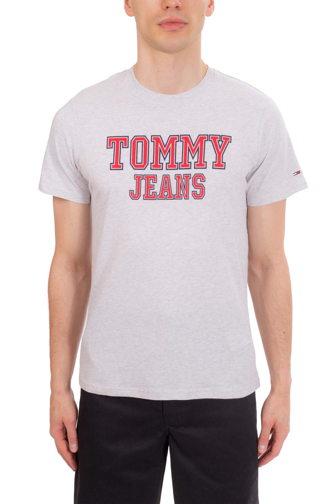 TOMMY JEANS - Men's regular T-shirt with bold logo  - Size XL-25