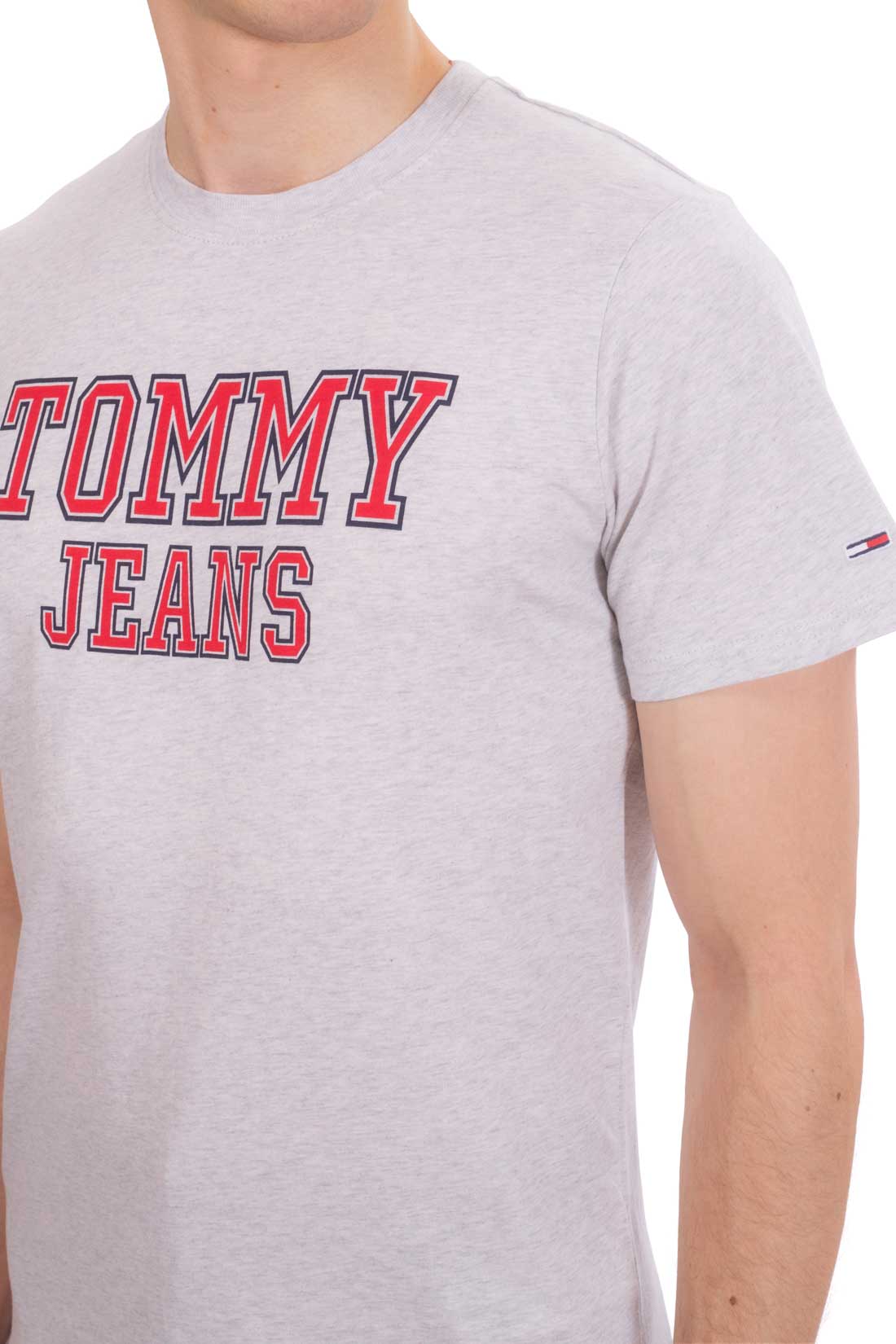 TOMMY JEANS - Men's regular T-shirt with bold logo  - Size XL-16