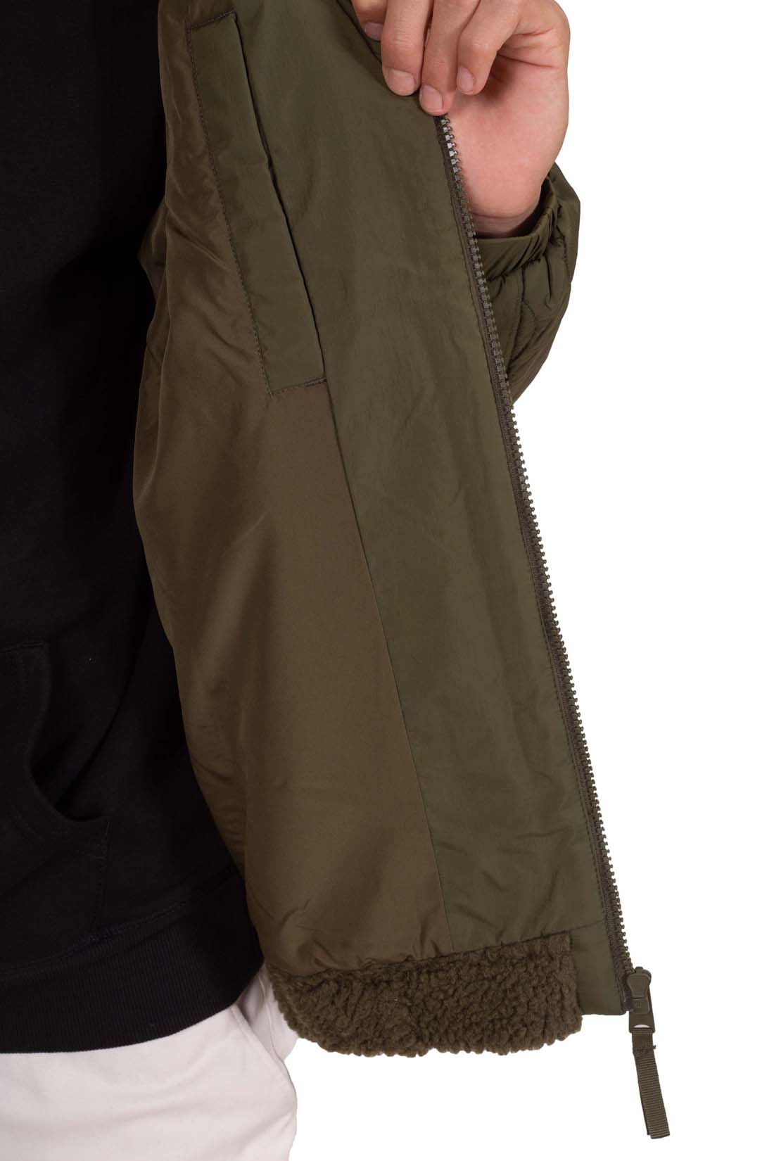 TOMMY JEANS - Men's fleece jacket with nylon details - Size M-15