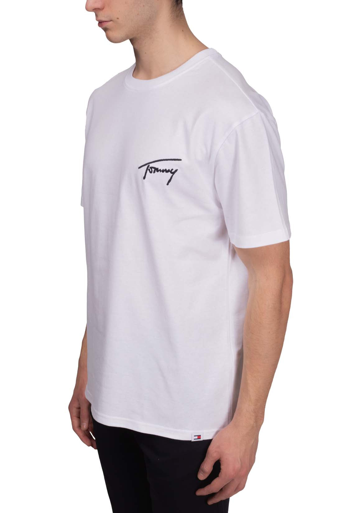 TOMMY JEANS - Men's regular T-shirt with signature logo  - Size XXL-3