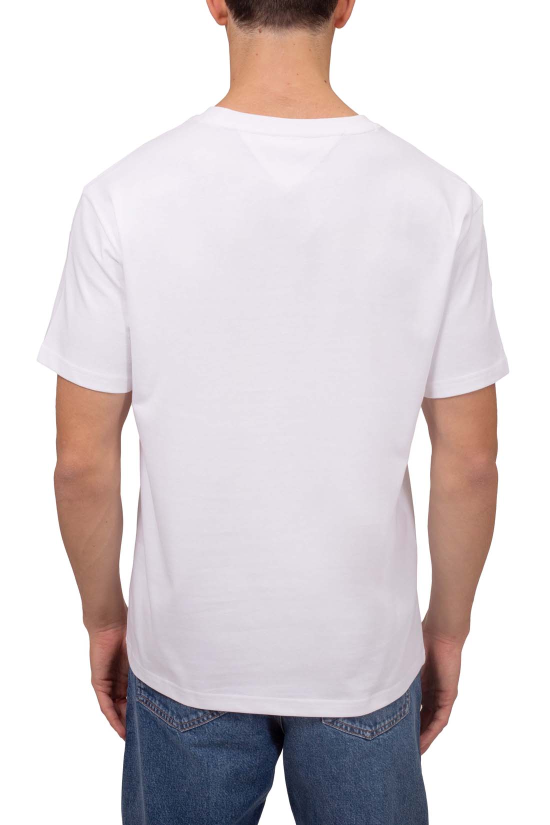 TOMMY JEANS - Men's regular T-shirt with small embroidery  - Size L-14