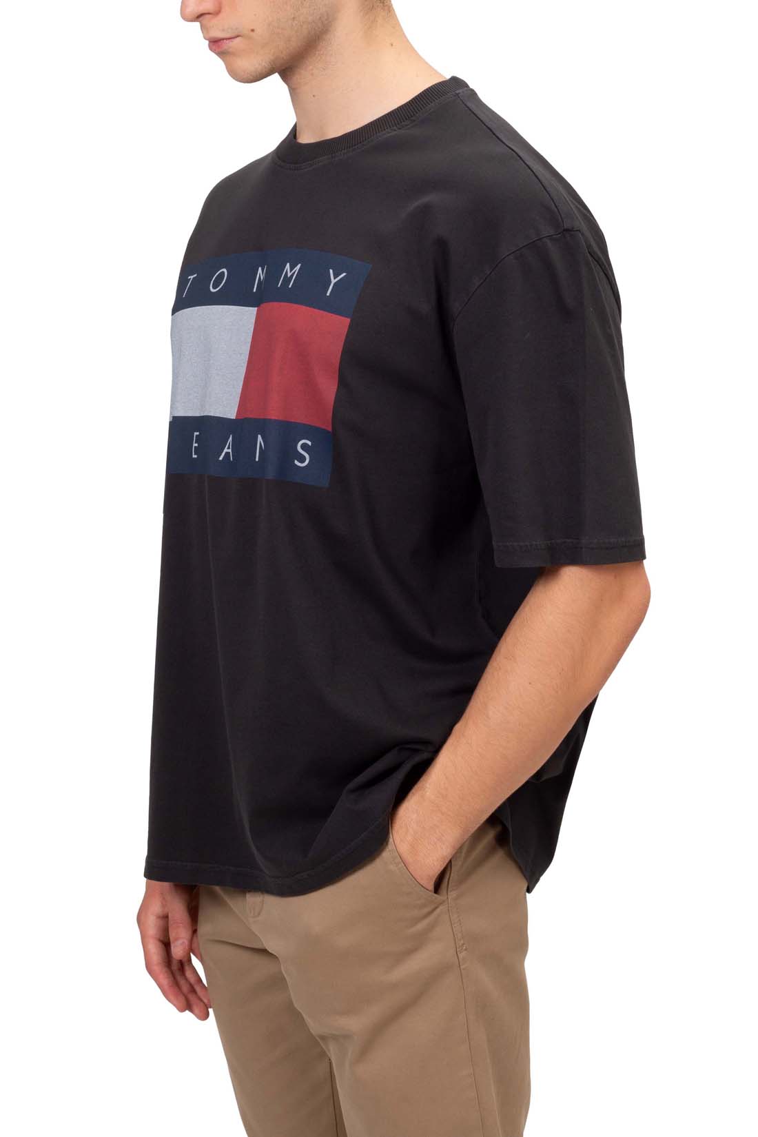 TOMMY JEANS - Men's oversized logo T-shirt-5