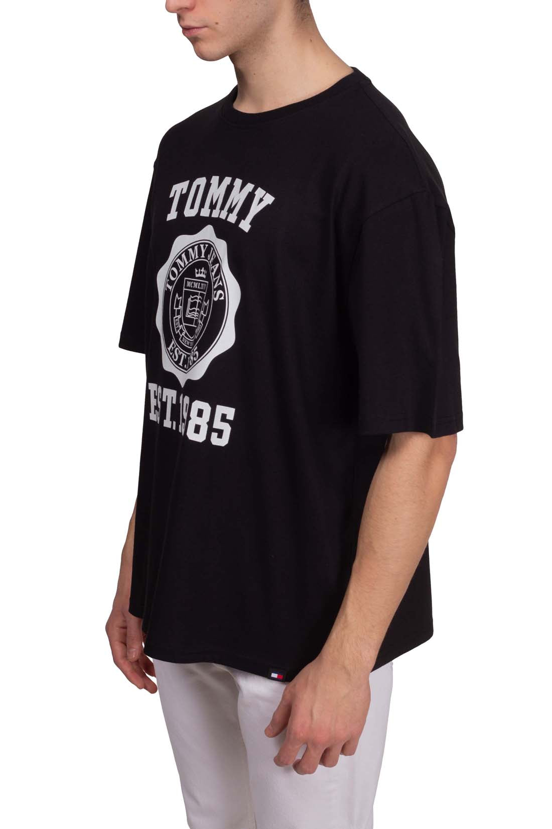 TOMMY JEANS - Men's oversized T-shirt with varsity logo-3