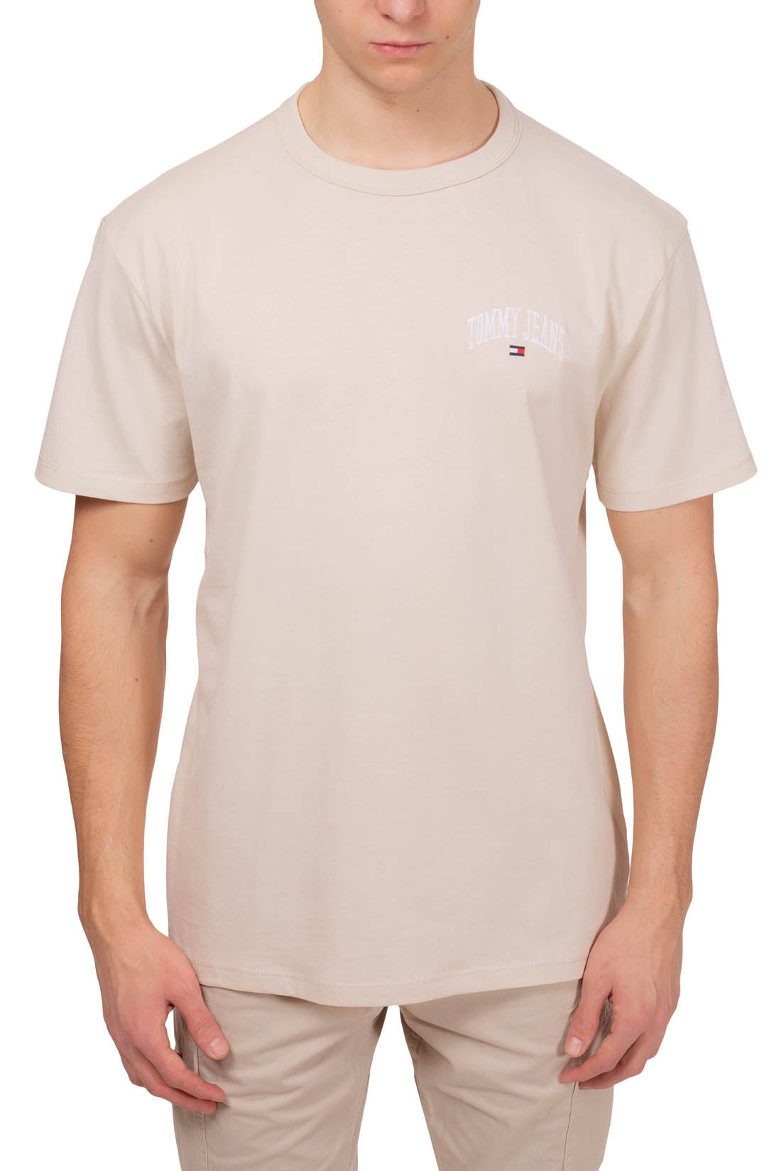 TOMMY JEANS - Men's regular T-shirt with varsity logo  - Size 3XL-1