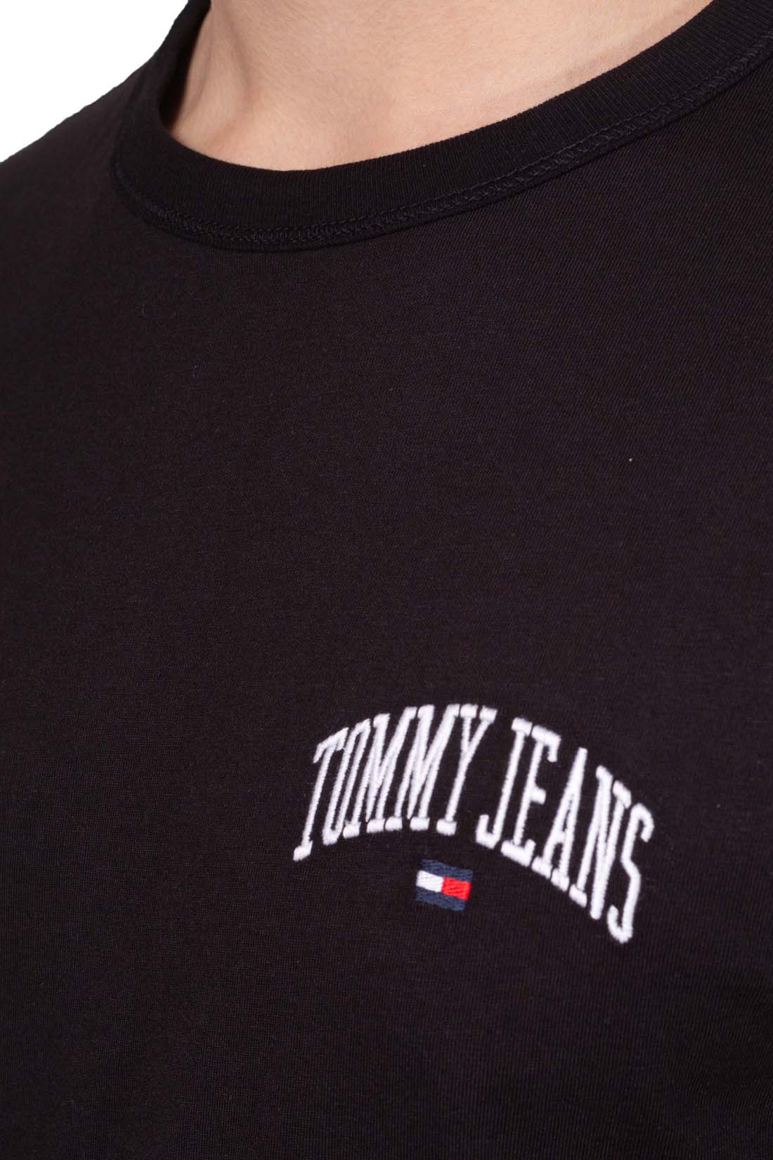 TOMMY JEANS - Men's regular T-shirt with varsity logo  - Size 3XL-40