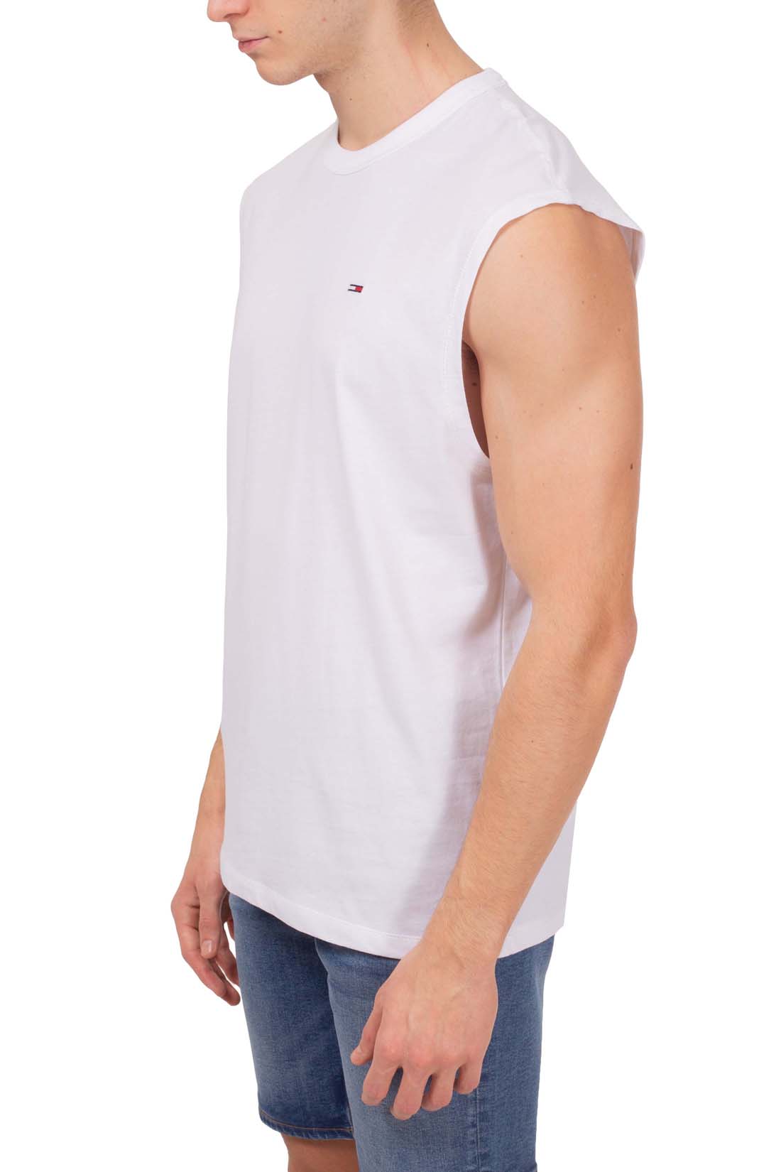 TOMMY JEANS - Men's regular logo tank top  - Size XL-7