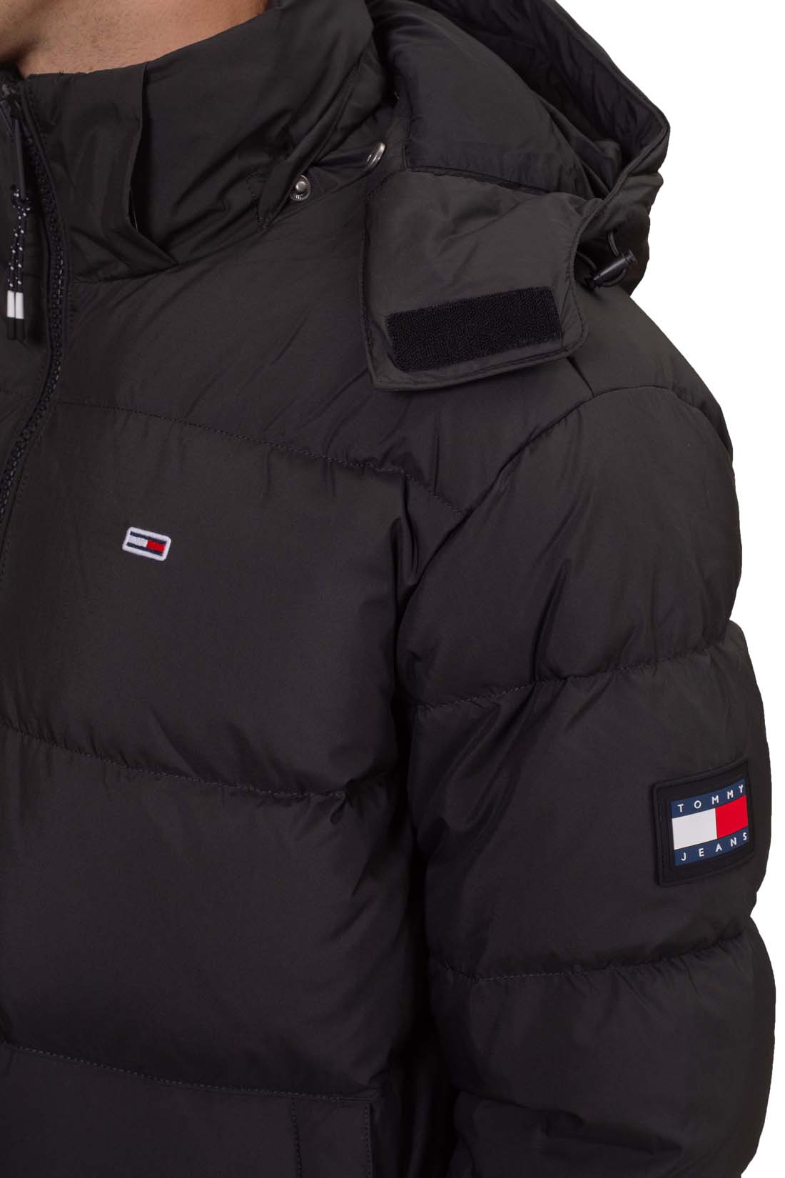 TOMMY JEANS - Men's water-repellent jacket with removable hood - Size XL-8
