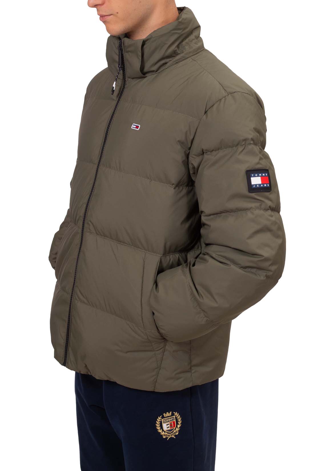 TOMMY JEANS - Men's water-repellent jacket with removable hood - Size XL-16