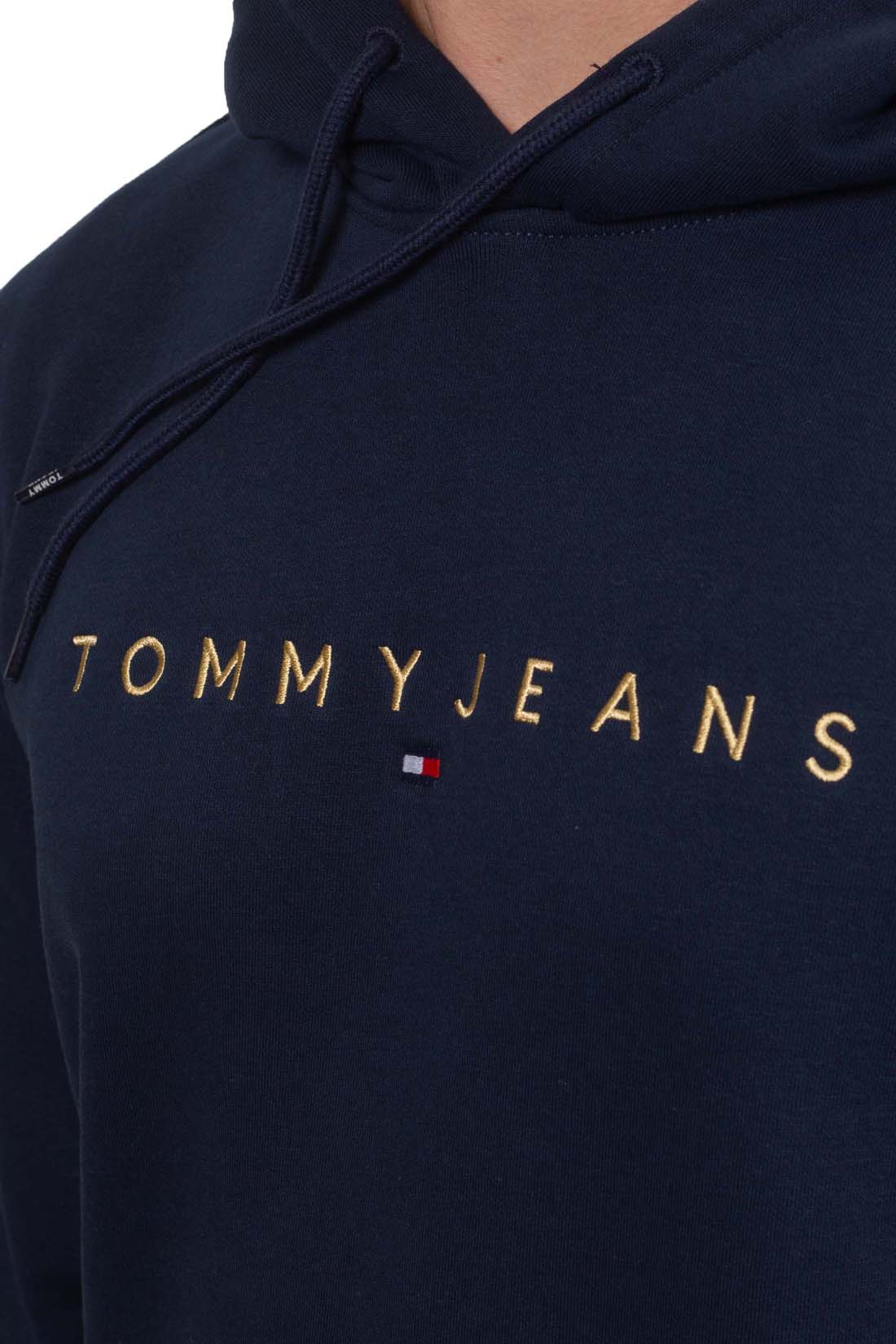 TOMMY JEANS - Men's winter hoodie with linear logo-0