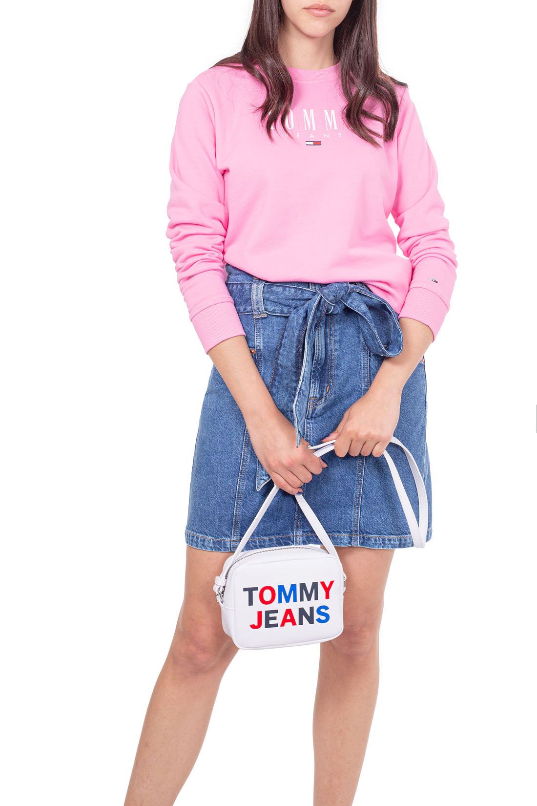 TOMMY JEANS - Mom fit miniskirt with matching belt-19